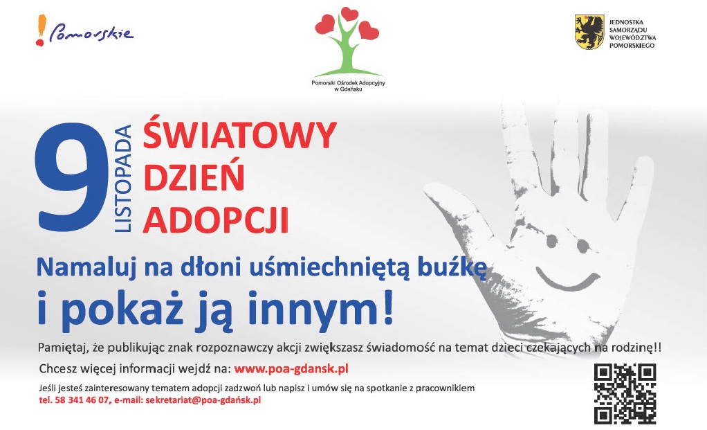 Plakat Światowego Dnia Adopcji